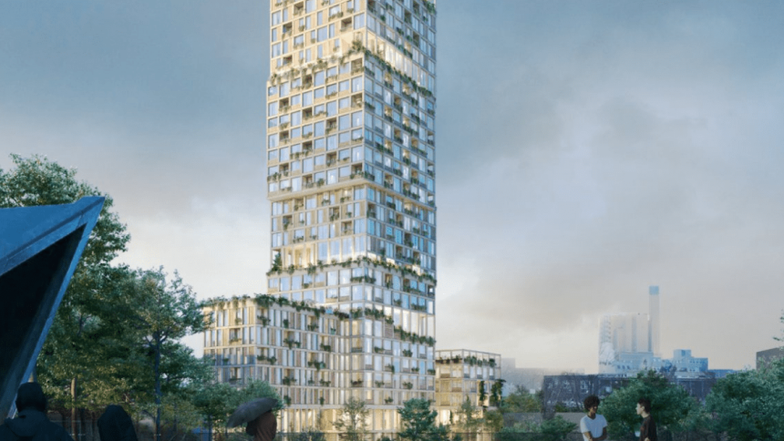 A Berlino la torre di legno più alta d’Europa