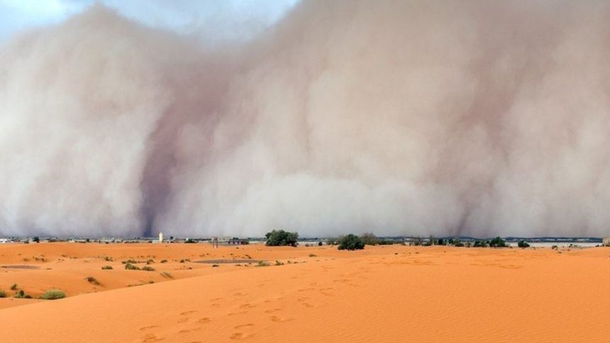 brasile tempesta sabbia