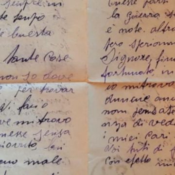 scoperta lettera del nonno