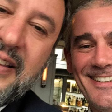 Paolo Grimoldi e Matteo Salvini