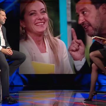 Salvini a “Belve”: “Meloni? Una faina a burraco…”