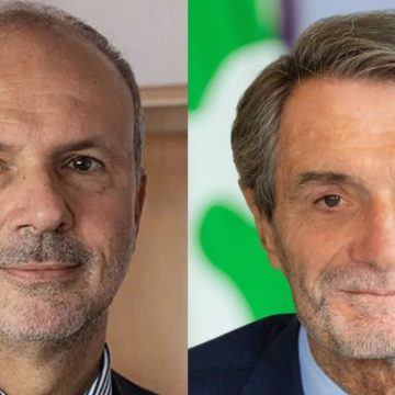 Orazio Schillaci e Attilio Fontana a Salute Direzione Nord