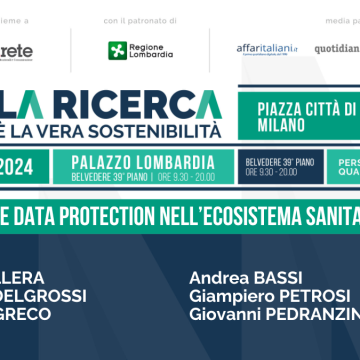 "Cyber Security e data protection nell’ecosistema sanitario": il panel a Salute Direzione Nord