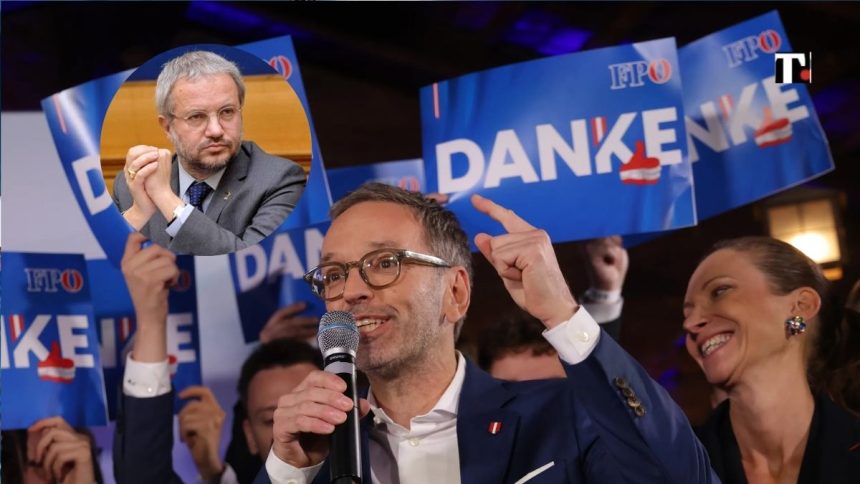 FPÖ trionfa in Austria, Borghi (Lega) su Tajani: «Uscita molto infelice»