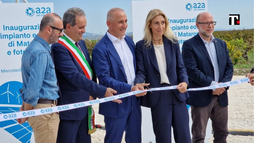 A2A inaugura i nuovi impianti eolici e fotovoltaici di Matarocco e Mazara del Vallo