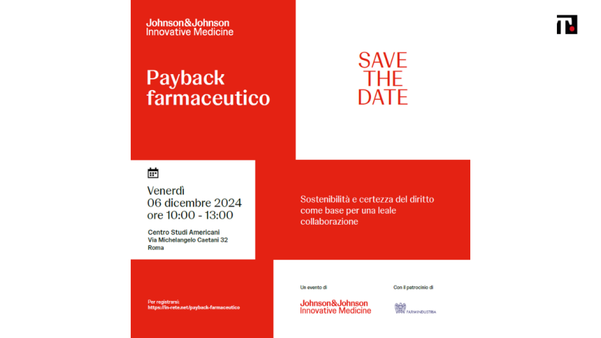 Payback farmaceutico. L’evento il 6 dicembre al Centro Studi Americani a Roma