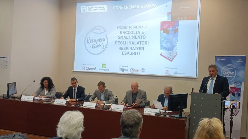 Un grande successo per “recupera e respira”: in Friuli-Venezia Giulia raccolti e smaltiti oltre 73mila inalatori 